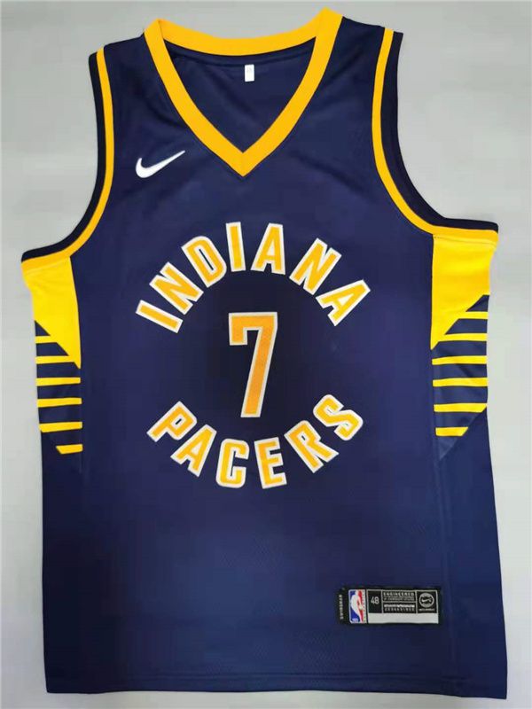 Men Indiana Pacers #7 Brogdon Blue 2021 Game Nike NBA Jerseys->toronto raptors->NBA Jersey